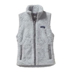 Patagonia Women\'s Los Gatos Fleece Vest - Pebble Grey PBGY Grey Waistcoat, Vest Patagonia, Long Waistcoat, Vest Zipper, Gray Vest, Patagonia Vest, Pocket Vest, Zipper Vest, Vest Waistcoat