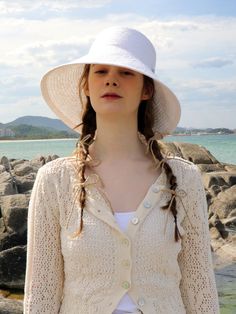 Editor's NotesSummer hat collection that is great for your next vacances- Made with paper fabric, it features smooth texture - Wide brim protects skin from sun light- Breathable, loosely wovenMeasurements (in.)- Brim 4.3 in.- Height 3.9 in.- Circumference 22.0 in. - 23.6 in.Composition & Care- 100% paper- Do not washDesigner- by ELKE BLOEM Bucket Hat With Upf 50+ For Sunbathing, Beige Sun Hat For Spring Sunbathing, Wide Brim Sun Hat For Warm Weather, Summer Wide Brim Bucket Hat For Sunbathing, Lightweight Short Brim Panama Hat For Sunbathing, Lightweight Panama Hat With Short Brim For Sunbathing, Lightweight Panama Hat For Sunbathing, Upf 50+ Wide Brim Sun Hat For Day Out, White Fedora With Curved Brim For Beach Season