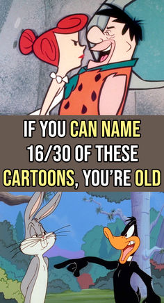 an image of cartoon characters with the caption if you can name 16 / 30 of these cartoons, you're old