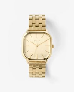 Visser | Square Cased Watch | Men's Watches | BREDA Watch Minimalist Artist, Fame Dr, Black Plates, Fashion Pieces, Square Watch, Stainless Steel Band, Watch Movement, Metal Bracelets, Watch Collection