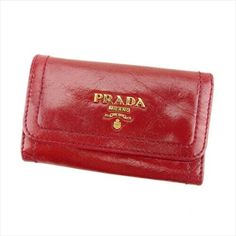 Rank Product name View of rank 6 Popular sale PRADA PRADA key holder six hookskey holder Ladies Logo Red gold Leather [used] T9396 [10] Second-hand items [9] Super beautiful goods with little feeling of use [8] There are some scratches. Stain but very good mint [7] Scratches. goods of good quality with Stain [6] Goods with normal usability [5] There is difficulty [4] junk item Please consider as an approximate guide. Comment It is the key holder of PRADA [PRADA]. Impressive red color is six hook Lady Logo, Key Holder Wallet, Bear Leather, Leather Lanyard, Quilted Wallet, Key Wallet, Key Hook, Gold Models, Prada Leather