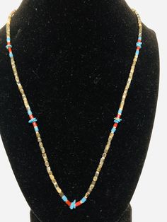 "*Brand new *Handmade item *Gemstone: Shell Heishi, Turquoise Nuggets *Necklace length: 21 inches +2\" Extensions *Free gift box *Free shipping in USA *Ready to ship Thank You For Looking ,And Check Out More Items In My Etsy Shop For More Great Deals, Also We Add More Jewelry To Etsy Shop Https://www.etsy.come/shop/abq925" Southwestern Turquoise Gemstone Beads Necklace, Handmade Bohemian Turquoise Necklace With Oval Beads, Spiritual Beaded Turquoise Necklace For Festivals, Southwestern Style Necklaces With Stones As Gift, Southwestern Style Necklace With Stones As Gift, Southwestern Style Stone Necklaces For Gifts, Southwestern Style Stone Necklaces As Gift, Artisan Turquoise Necklace With Round Beads For Festival, Artisan Hand-strung Turquoise Necklace For Festivals