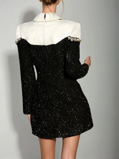 specification Winter Evening Mini Dress, Knee-length Evening Dresses For Winter, Glamorous Black Winter Dress, Formal Winter Mini Dress, Dressy Evening Dresses For Winter, Formal Mini Dress For Winter, Black Mini Dress For Winter Evening, Black Winter Evening Mini Dress, Black Mini Length Cocktail Dress