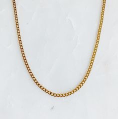 Classic Cuban chain in different width for a statement piece or everyday styling. Great layering piece as well. Tarnish and water resistant chain that last long, such a staple piece! Dimensions: 15 inch length with a 3 inch extender Chain width: Dainty 3 mm, Everyday 6 mm, Bold 8mm Stainless steel, 18 K gold plated. Great quality that lasts long with no tarnishLead and Nickel Free Made in China Cuban Chain Necklace, Hair Setting, Cuban Chain, Scrunchie Hairstyles, Steel Jewelry, Chic Boutique, Stainless Steel Jewelry, Hair Accessories Headbands, Headband Hairstyles