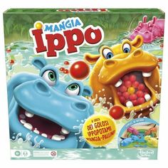 an image of a board game with the title's name on it and two cartoon animals