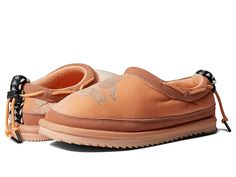 Kappa Authentic Mule 4 - Sandals : Peach/Black : Reinvent style for your feet wearing Give Kappa Authentic Mule 4 footwear. Textile upper. Textile lining and insole. Slip-on style. Round-toe. Toggle drawstring closure. Unique brand logo print at the front. Synthetic outsole. Imported. Single shoe weight: 11 oz. Weight of footwear is based on a single item, not a pair. Orange Slip-on Casual Slippers, Casual Orange Slip-on Slippers, Orange Non-slip Casual Slippers, Womens Oxfords, Product Reviews, Logo Print, Boat Shoes, Brand Logo, Oxford Shoes