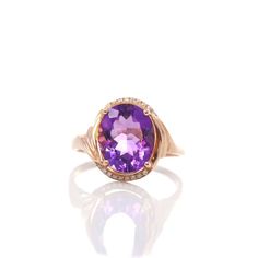 * Design Concept--- This ring features a Brazillian Amethyst, 3.37 ct genuine deep purple amethyst. The design is simplistic yet elegant. The ring looks very exquisite with some diamonds tracing the accents. Baikalla artisans are dedicated to combining beautiful gemstones with modern-day luxury. The essence of this 4.5 ct beautifully faceted amethyst is unleashed by the simplistic setting design that keeps the originality of the rare gem. 18k White Gold (Au750) Natural Amethyst 11*9 mm TW: 3.82g Beautiful Gemstones, Rare Gems, Design Concept, Amethyst Ring, Purple Amethyst, 18k Rose Gold, Deep Purple, Sapphire Ring, Concept Design