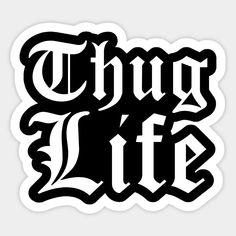 the word'chug life'in black and white on a sticker sheet