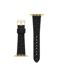 Add sophistication to your Apple Watch® with this quilted genuine leather band, featuring elegant, woven texture and a stainless steel buckle. 42mm (Series 10) & 38/40/41mm Band circumference including Apple Watch® device: 178mm-193mm (7"-7.5") Band width: 18mm 42 mm (Series 1-3 only) & 44/45/46/49mm (Ultra & Ultra 2) Band circumference including Apple Watch® device: 182mm-197mm (7-7.75") Band width: 20mm Orders placed between December 25th and January 2nd will experience shipping delays. Woven Texture, Quilted Leather, Polish Jewelry, Black Watch, Leather Band, Accessories Watches, Apple Watch, Leather Straps, Jewelry Watches