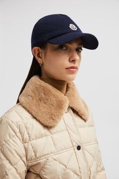 A casual staple, the baseball cap is reimagined for a refined everyday wardrobe in knit cotton. The accessory is completed by a logo patch. Winter Everyday Baseball Cap, One Size, Winter Sporty Curved Brim Baseball Cap, Winter Everyday Baseball Cap One Size Fits Most, Adjustable Winter Baseball Cap For Everyday Use, Everyday Winter Baseball Cap, Casual Wool Baseball Cap For Fall, Casual Winter Baseball Cap With Curved Visor, Winter Casual Baseball Cap With Curved Visor, Casual Winter Hat With Curved Visor