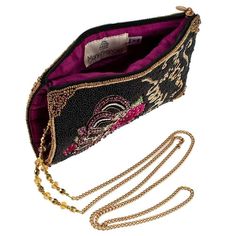 Infuse your wardrobe with style and declare your queenly status with this hand-beaded crossbody phone bag. Mary Frances Crossbody Phone Bags are the perfect multi-functional fashion statement! Slide your phone into the top slip pocket and store glasses & all your essentials in the side zip pocket. Easily fits inside a larger bag to protect your phone and it's ready to grab and go for a quick trip to the store, when you're out walking the dog, or for a girls' night out. 5 x 0.5 x 8" Strap Length Mary Frances Bags, Crossbody Phone Bag, Handbag Boutique, Queen Of Everything, Mary Frances, Functional Fashion, Beaded Handbag, Phone Bags, Crossbody Clutch