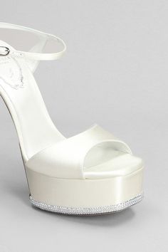 Anastasia Sandals in white satin, plateau, ankle strap, one strap, heel 145mm, 100% satin, leather sole, Made in ItalyGender: WomenMaterial: SATINColor: WHITEMade in: FRProduct ID: 397827_C11587-130-R0011114*Import tax/duty will be calculated at checkout (If applicable) Luxury Satin Sandals, Luxury Satin Sandals For Party, Luxury Satin Evening Sandals, Luxury Satin Heels With Heel Strap, Luxury Satin Party Sandals, Luxury Satin Open Heel Heels, Luxury Satin Sandals For Formal Occasions, White Satin Ankle Strap Heels, Elegant Satin Platform Heels