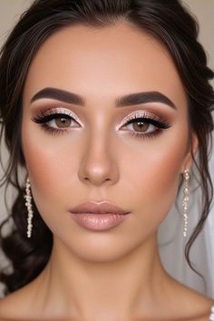 Subtle Nude Glam, bridal makeup, wedding makeup, bridal makeup look