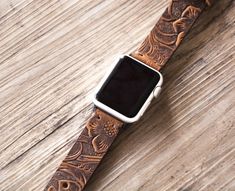 Apple Watch Band 38mm 40mm Personalized Vintage Western | Etsy Custom Apple Watch Bands, Apple Watch Bands Women, Rose Gold Apple Watch, Apple Band, Gold Apple Watch, Apple Watch 42mm, Gold Apple, Band Fits, Apple Watch Bands Leather