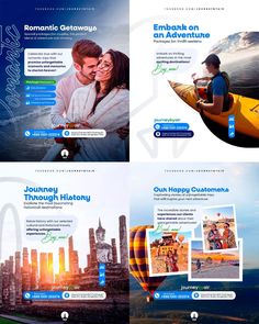 the website design for romantic getaways is designed to look like it has been created by