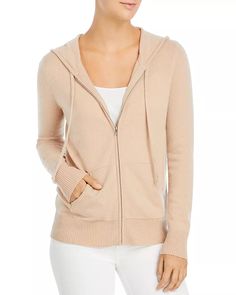 C by Bloomingdale's - Cashmere Hoodie - 100% Exclusive Fall Cashmere Loungewear Hoodie, Fall Cashmere Sweater With Drawstring Hood, Fall Cashmere Hoodie For Loungewear, Cashmere Sweater With Drawstring Hood For Fall, Cozy Cashmere Hoodie For Fall, Long Sleeve Cashmere Hoodie, Cashmere Hoodie, Women Sweaters, Zip Hoodie