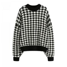 Opt for this Vintage Oversized Sweater!

 This oversized houndstooth knitted sweater for women is perfect for any occasion. Made from quality materials and featuring long sleeves , this lightweight and loose sweater adapts to all silhouettes. With its Vintage and Chic style , this sweater is perfect for day or night. Its modern cut makes it a must-have in your wardrobe that you will never want to take off.

 ✂ DETAILS



 Composition: cotton / polyester




 Available colors: Black / Blue / Khaki

 Durable, retains its shape after washing




 Washing: machine washable at 30 degrees




 Free Shipping




 ✂ SIZE GUIDE (cm)

 For this sweater, we advise you to take a size above your usual size .

 If necessary, take your measurements and refer to the correspondence guide: 









 Size Black Houndstooth Winter Top, Waffle Knit Long Sleeve Sweater For Workwear, Long Sleeve Waffle Knit Sweater For Work, Black Houndstooth Sweater For Winter, Black Houndstooth Sweater For Fall, Black Houndstooth Winter Sweater, Casual Houndstooth Sweater For Fall, Casual Houndstooth Pattern Sweater For Fall, Plaid Long Sleeve Winter Sweater