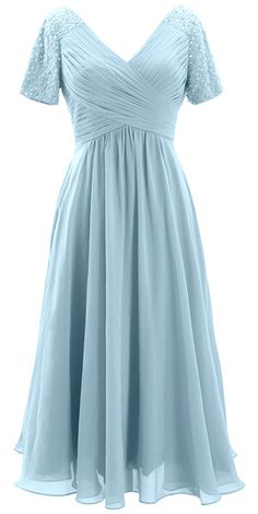 Wedding Dress Women, Blue Wedding Guest Dresses, Tea Length Bridesmaid Dresses, Wedding Outfits For Women, Tea Length Dress, Wedding Dress Ideas, Mother Bride, Mother Of Groom Dresses, Mother Wedding Dress