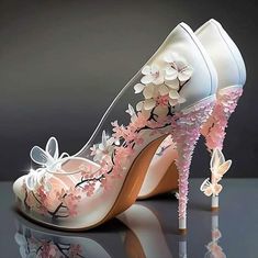 Fashion Shoes Heels, Cute Shoes Heels, Fancy Shoes, Fantasy Fashion