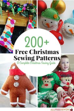 christmas sewing patterns for children and adults