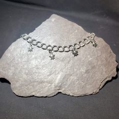 This chain charm bracelet is decorated with five small turtle charms.  Each turtle is less than 0.5 inches tall and about 0.25 inches wide and hangs from a curb chain that closes with a toggle clasp. Small Turtle, Chain Charm Bracelet, Small Turtles, Turtle Charm, Toggle Bracelet, Hematite Beads, Gorgeous Earrings, Toggle Clasp, Curb Chain