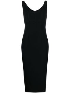 black copper marble wool-silk blend decorative stitching boat neck sleeveless fitted waistline mid-calf length Fashion Guide, Black Outfits, Decorative Stitching, Ladies Tops, Roland Mouret, Silk Wool, Vestido Casual, Wool Dress, Boat Neck