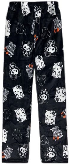 Goth Pajama Pants, Spider Man Pj Pants, Gothic Pjs, Emo Pjs, Spooky Pajamas, Pj Pants Aesthetic, Pajama Pants Aesthetic, Halloween Pj Pants, Cartoon Pajama Pants