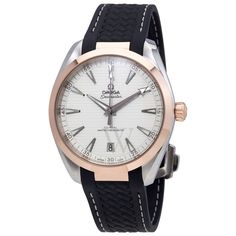 Business White Watch Accessories With Metal Dial, White Business Watch Accessories With Metal Dial, White Watch Accessories With Stainless Steel Clasp, Timeless White Watch With Stainless Steel Clasp, Down Band, Omega Seamaster Aqua Terra, Seamaster Aqua Terra, Aqua Terra, Cheap Gifts