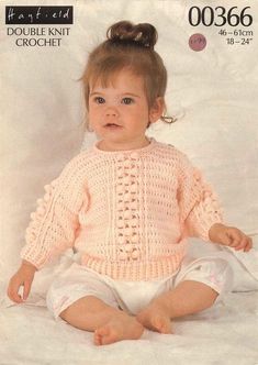 Gorgeous bobble panel sweater to fit 18 - 24 inch chest  Materials reqd: DK/lt worsted/8ply 3.50 mm and 4.00 mm hooks  PDF download NO RESALE RIGHTS Personal use only as per Etsys policies. Sweater Pattern Free, Hands Embroidery, Crochet Baby Sweater Pattern, Sundress Pattern, Crochet Baby Sweaters, Baby Dress Pattern, Crochet Baby Dress Pattern, Crochet Baby Sweater, Baby Pattern