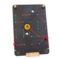 an image of a board game with sticks and balls