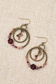 The Czech Glass Collection offers a varied selection of handcrafted earrings, including this statement design, which is distinguished by a deep red Czech Glass focal. Antique Brass (Lead & Nickel Free) Czech Glass 2" with antique brass ear wires We hand select our natural materials, thus there may be slight variations in color and/or size that will not detract from the overall aesthetic. Our unique handcrafted designer jewelry for women is made in America, each design created individually in o Cheap Elegant Earrings With Czech Glass, Cheap Artisan Jewelry With Czech Glass, Unique Affordable Czech Glass Earrings, Luxury Czech Glass Jewelry For Gifts, Cheap Czech Glass Beaded Earrings For Party, Cheap Gold Czech Glass Earrings, Affordable Beaded Czech Glass Earrings, Cheap Artisan Jewelry Made With Czech Glass, Cheap Artisan Jewelry Made Of Czech Glass