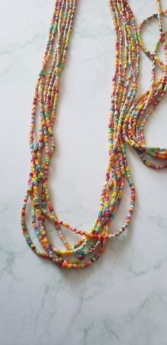 Lots of glorious beads in this multistand long necklace! It's over 30 inches long and has extension of 2 inches! We ship fast! Multi-strand Beaded Necklaces, Multicolor Multi-strand Beads For Jewelry Making, Multi-strand Beaded Necklace With Large Beads, Adjustable Multicolor Multi-strand Beaded Necklace, Adjustable Multicolor Multi-strand Beads, Colorful Multi-strand Beaded Necklaces With Large Beads, Multicolor Double Strand Beaded Necklace With Large Beads, Colorful Multi-strand Beaded Necklaces, Multicolor Large Beads Multi-strand Necklace