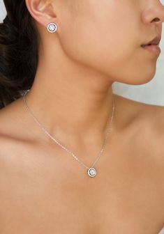 Minimalist Sparkling Jewelry For Wedding, Delicate Halo Jewelry With Cubic Zirconia, Delicate Cubic Zirconia Halo Jewelry, Dainty Cubic Zirconia Halo Necklaces, Dainty Square Pendant Wedding Jewelry, Dainty Square Pendant Jewelry For Wedding, Delicate Halo Design Cubic Zirconia Jewelry, Delicate Cubic Zirconia Jewelry With Halo Design, Elegant Cubic Zirconia Solitaire Necklace With Halo