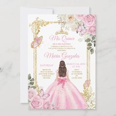 Quinceañera Pink Butterfly Gold Crown Invitation
Mis Quince 15 Anos, 16th Birthday, Pink Quince Invations, Pink Quince Invitations Template, Pink Debut Invitation, Invation Cards Quince, Quince Invitations Ideas, 15 Invitations Ideas, Quince Invitations Template, Pink Quince Invitations, 15 Th Birthday Ideas