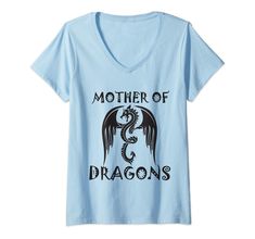 PRICES MAY VARY. Are you a Mom of a bunch of Wild Dragons? Are you looking for a Great Birthday Gift or Christmas Gift for a Friend who loves Dragons? Then this is the perfect Mother's Day Gift Shirt for the Best Mom in the World. This Dragon & Fantasy Shirt is an exclusive novelty design. Grab this Parenting Tee Shirt as a Gift for someone close to you. The presentee will receive a ton of compliments wearing this Funny Quote Shirt. Perfect Shirt for a Mom of Dragons. Lightweight, Classic fit, D Fantasy Shirt, Best Mom In The World, Funny Shirt Sayings, Quote Shirt, Mother Of Dragons, Great Birthday Gifts, T Shirt For Women, Funny Quote, Shirt For Women