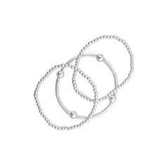 Layer on the accessories with these silver tone beaded stretch bracelets from Nine West.Layer on the accessories with these silver tone beaded stretch bracelets from Nine West.BRACELET DETAILS Set includes: 3 bracelets Metal: alloy Plating: silver tone Finish: polished Additional details: nickel safe Not appropriate for children 14 years old and younger. Size: One Size. Gender: female. Age Group: adult. Silver Stackable Bracelet With Round Beads, Flexible Silver Stackable Bracelets, Flexible Stackable Silver Bracelets, Adjustable Hypoallergenic Silver Stretch Bracelet, Silver Adjustable Stretch Bracelet, Adjustable Silver Round Stretch Bracelet, Silver Stretch Bracelet With Round Metal Beads, Silver Stackable Metal Beaded Bracelets, Adjustable Silver Stretch Bracelet