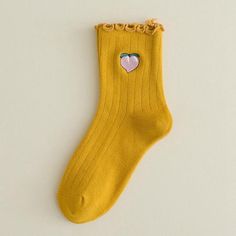 You can't resist grabbing a pair of these sweet fruit socks! Description: Thickness: StandardSocks Tube Height: Middle TubeOrigin: CN(Origin)Material: Cotton Spring Cotton Socks Gift, Cotton Socks For Spring Gift, Spring Gift Cotton Socks, Trendy Orange Socks For Spring, Cute Cotton Socks For Fall, Trendy Yellow Socks For Gift, Yellow Cotton Socks For Spring, Pineapple Funny, Kawaii Embroidery