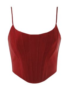 The Silk Corset Top in Burgundy from our Fall 2024 Collection, In Illustration. A sueded silk corset top featuring a centre back metal zip. Dark Red Corset, Silk Corset Top, Red Corset Top, Silk Corset, Red Corset, One Piece Clothing, Satin Pumps, Swimwear Outfit, Fall 2024