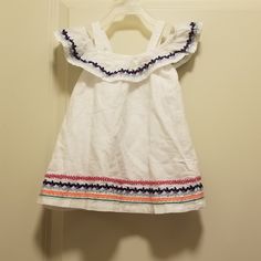 Nwt, Size 6-12 Months. Kids' Dresses, Baby Dress, 12 Months, Off Shoulder Dress, Baby Clothes, Shoulder Dress, Off Shoulder, Colorful Dresses, Color White