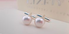 Cuff Links Wedding, Pearl Shirt, Bridal Cuff, Pearl Cufflinks, Groom Ties, Cufflinks Wedding, Silver Cufflinks, Modern Gift, Swarovski Pearls