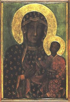 an icon of the mother and child