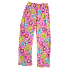 Women's Pajama Bottoms Sleepwear Plush Fleece Sleep Fuzzy Pj, Donuts Hearts, Small Stay Warm And Cozy In These Trendy Pajama Pants From Confetti And Friends! Soft & Fuzzy Pajama Pants Are Perfect For Comfortable Lounging, A Fun Addition To Any Slumber Party, And, Of Course, Perfect For Sleep. Made Of 100% Soft Polyester Material With An Elastic Band, These Fit Various Sizes By Allowing An Adjustable Fit, Perfect For Growing Kids! Machine Washable Size: Junior Small, Length: 40", Inseam: 31", Wai Comfortable Pink Sleepwear For Sleepover, Comfortable Multicolor Sleepwear For Pajama Party, Comfortable Pink Long Pants Sleepwear, Cozy Pink Sleepwear For Bedtime, Comfortable Pink Loungewear Pants, Comfortable Pink Lounging Pants, Comfortable Pink Pants For Loungewear, Comfortable Multicolor Bottoms For Loungewear, Soft Pink Sleepwear For Relaxation