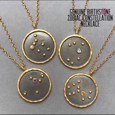 365 Days In A Year, Twelve Months, But Only One You And One Birthday! Satya Jewelry's Zodiac Birthstone Collection Celebrates You And All The Gifts You Were Meant To Share With The World.This Pendant Necklace Showcases Your Zodiac Constellation , Your Birthstone And Your Zodiac Sign (Etched In Back Of Pendant). Only Sagittarius Or Aquarius In Stock. Fresh Sealed Brand New Satya Packaging! Firm$$ Perfect Gifting Item Please Specify Birthstone, 18" Length Chain 18k Heavy Gold Plated And Gunmetal O Satya Jewelry, Multi Strand Beaded Necklace, Only One You, Peridot Necklace, Travel Jewelry Box, Zodiac Pendant, Zodiac Constellations, Zodiac Jewelry, Medallion Necklace