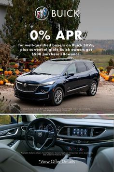 the front and back view of a car with pumpkins in the background