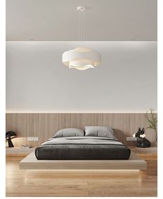 Add modern style to your space with the Agatha LED chandelier lighting decor. This pendant light is perfect for living rooms, dining rooms, and bedrooms, bringing bright LED lighting and a modern look into your home. With an efficient LED setup and stylish design, this white hanging light provides a functional and fashionable decor lighting solution. SPECIFICATIONS Warranty: 3 years Voltage: 220V Technics: Plated Style: Modern Style Power Source: AC Material: Metal Lighting Area: 5-10 square met Japandi Apartment, Japandi Bedroom, تصميم داخلي فاخر, Modern Bedroom Design, Design Del Prodotto, Panel Bed, Contemporary Bedroom, California King, Minimalist Bedroom