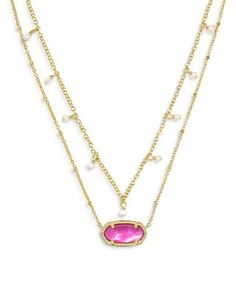 Kendra Scott Elisa Cultured Pearl Multi Strand Necklace in 14K Gold Plated, 20 Kendra Scott Elisa, Pretty Jewelry Necklaces, Spring Scents, Spring Trends, Multi Strand Necklace, Pretty Jewellery, Penny Loafers, Strand Necklace