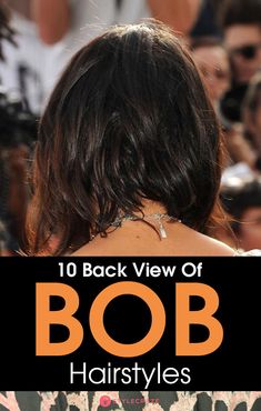 Whether shaggy at the back, cropped right at the jawline, or glossy as a mirror, bob has time and again proven to be a universally flattering haircut. And though the front view of the bob totally epitomizes this ubiquitous style, the back view of the bob is equally trendy. #bob #hairstyles #hairstyle Back View Of Bob Hairstyles, Layered Bob Thick Hair, Reverse Bob Haircut, Short Inverted Bob Haircuts, Back Of Bob Haircut, Bob Hairstyles Brunette, Swing Bob Haircut, Trendy Bob Haircuts, Bob Haircut Back View