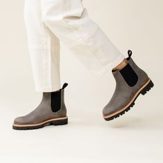 Where comfort and function meet style, this all-weather, all-day, anywhere Chelsea is ready to be your go-to travel and chore boot. Now upgraded with an improved fit and added comfort features. | Women's Go-To Lug Chelsea Boots 2.0 Black Size 9 Women’s Black Chelsea Boots, Old Shoes, Black Chelsea Boots, Round Toe Heels, Mens Crew Neck, Leather Care, Slip On Sneakers, Types Of Shoes, Sneaker Boots