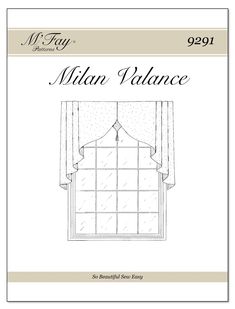 Milan Valance Drapery Ideas, Valance Patterns, Swags And Tails, Decorative Window Treatments, Diy Roman Shades, Cornice Boards, Contemporary Design Style, Diy Kitchen Countertops, Window Covering