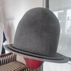 Hello! I Have A Stunning Hat By Designer Esenshel Available For Sale. This Wool Hat Is A Beautiful Gray Color And Has Only Been Worn Once. Originally Purchased For $600, I'm Offering It At A Reduced Price. This Hat Is Not Just A Fashion Accessory But A Conversation Piece And An Archive Item That Will Stand The Test Of Time. When I First Bought It From The Store, It Did Not Come In A Box, But Rest Assured, I Will Ship It To You In A Box. This Over-The-Top Hat Is Unisex, Making It A Versatile Addition To Any Wardrobe. The Test, Wool Hat, Top Hat, Conversation Piece, In A Box, A Box, Accessories Hats, Gray Color, Mens Accessories